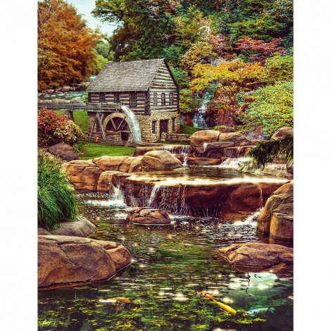 Woods Village - Full Square Diamond - 40x50cm