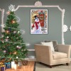 Christmas Snowman - Full Round Diamond - 40x30cm