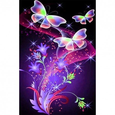 Butterfly  - Full Diamond Painting - 40x30cm