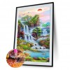 Waterfall -Full Round Diamond Painting - 85x45cm