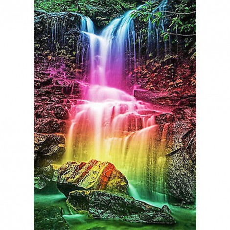 Cross Ctitch Waterfall - Full Square Diamond - 40x50cm