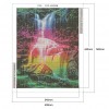 Cross Ctitch Waterfall - Full Square Diamond - 40x50cm