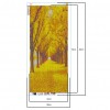 Autumn Boulevard - Full Round Diamond - 40x85cm