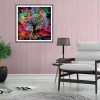 Colorful Tree - Full Round Diamond - 30x30cm