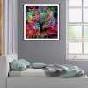 Colorful Tree - Full Round Diamond - 30x30cm