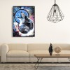 Wolf Dreamcatcher Animal - Full Diamond Painting - 30x40cm