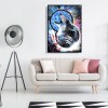 Wolf Dreamcatcher Animal - Full Diamond Painting - 30x40cm