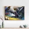 War Dragon  - Full Diamond Painting - 40x30cm