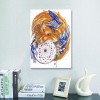 5D DIY Special Shaped Diamond Painting Fox Pattern Cross Stitch Wall Decor