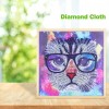5D DIY Special-shaped Diamond Painting Animal Cross Stitch Kit (H086 Cat)