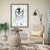 Watercolor animals-Round Diamond-30x40CM