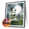 White Wolf - Square Diamond - 40x50cm