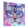 5D DIY Special-shaped Diamond Painting Animal Cross Stitch Kit (H086 Cat)