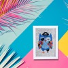 Cute Owl with Frame - Special Shaped Diamond -