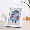 Cute Owl with Frame - Special Shaped Diamond -