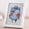 Cute Owl with Frame - Special Shaped Diamond -