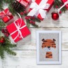 Cute Tiger with Frame - Special Shaped Diamond -