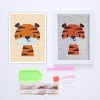 Cute Tiger with Frame - Special Shaped Diamond -