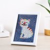 Cute Kitten with Frame - Special Shaped Diamond -