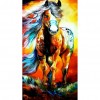 5D Full Round Drill Diamond Painting DIY Color Horse Rhinestone Picture Set