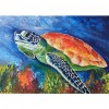 Undersea Turtle - Full Round Diamond - 40x30cm