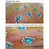 5D DIY Special Shaped Diamond Painting Peacock Cross Stitch Kit (Peacock 1)