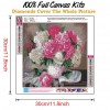 Warm Flowers  - Full Round Diamond - 30x30cm