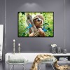 Sloth - Full Round Diamond - 40x30cm