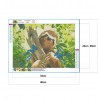 Sloth - Full Round Diamond - 40x30cm