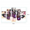 5pcs Colorful Butterfly - Full Round Diamond Painting - 95x45cm