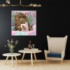 5D Forest Cat Full Drill Diamond Painting DIY Mosaic Kit Home Decor Craft