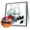 White Wolf - Partial Round Diamond - 25x25cm