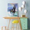 Wild Horse - Full Round Diamond Painting - 30x40cm
