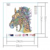 Horse - Special Shaped Diamond - 30x30cm