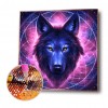 Wolf - Full Round Diamond - 30*30cm