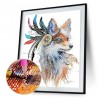 Wolf Color - Special Shaped Diamond - 30x40cm