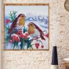 5D DIY Special Shaped Diamond Painting Spring Birds Cross Stitch Embroidery
