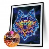 Wolf - Special Shaped Dimond - 30*40cm