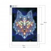 Wolf - Special Shaped Dimond - 30*40cm