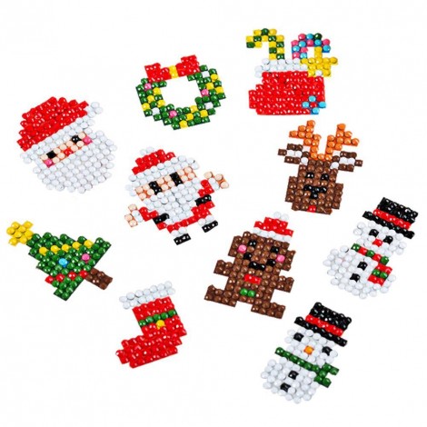 Kids Round Christmas Stickers