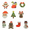 Kids Round Christmas Stickers