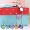 5pcs Bird Keychains Pendant