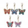 5pcs Butterfly Keychain