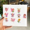 DIY Full Drill Round Cartoon Fairy Diamond Painting Puzzle Children Sticker