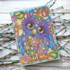Owl Bird 50 Pages A5 Drawing Notebook