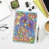Owl Bird 50 Pages A5 Drawing Notebook