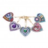 5pcs/set Love Heart Keychain