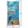 Underwater Dolphin - Full Round Diamond - 45x85cm