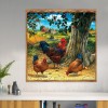 Village Fowl - Full Diamond Painting - 30x30cm