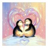 2 Penguins  - Full Diamond Painting - 30x30cm